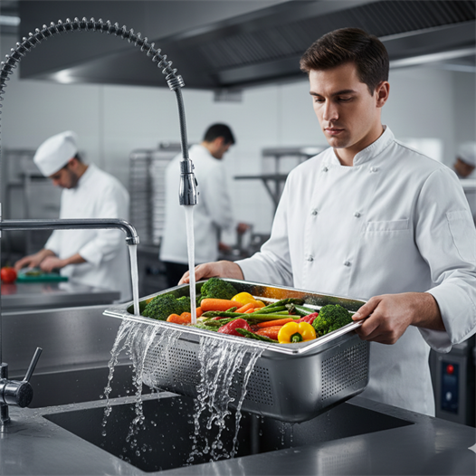 ÜRET Delikli Gastronom Küvet GN 1/1 150 mm 21 lt