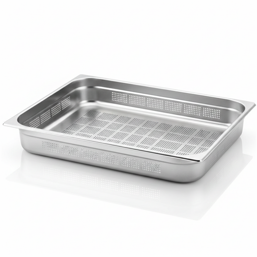 ÜRET Delikli Gastronom Küvet GN 2/1 200 mm 57,5 lt