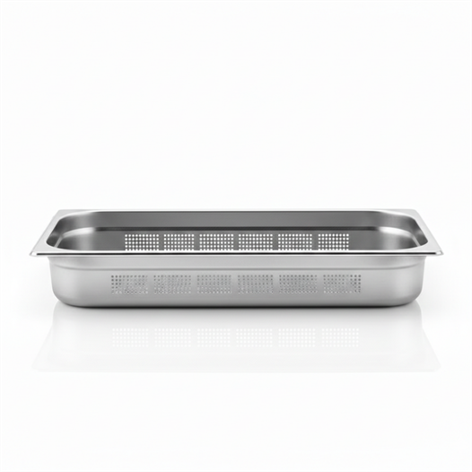 ÜRET Delikli Gastronom Küvet GN 2/1 40 mm 10 lt