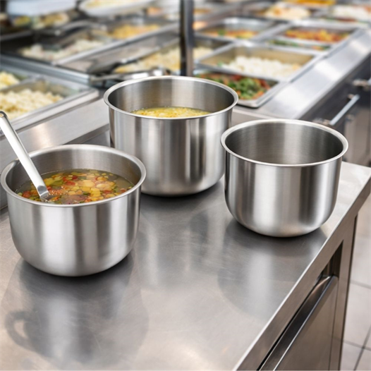 ÜRET Endüstriyel Çorbalık Kovan 10 Litre (24 x 22 cm)