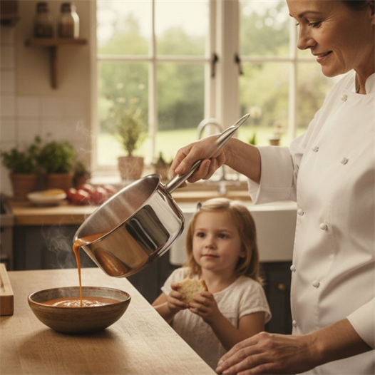 ÜRET Endüstriyel Tabansız Kaçerola Tava 24x10.5 cm