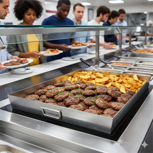 ÜRET Paslanmaz Çelik Benmari Tepsisi 40x60x8 cm