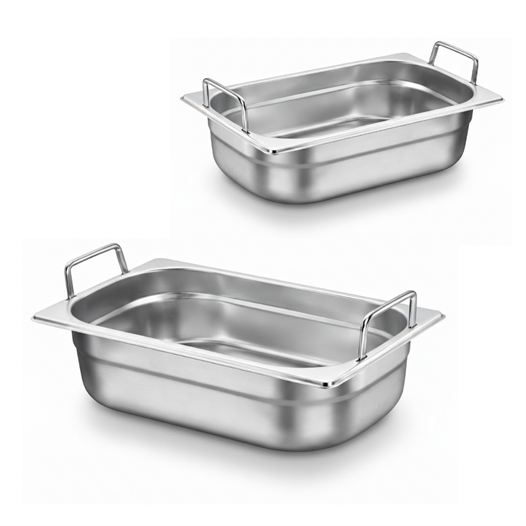 ÜRET Saplı Gastronom Küvet GN 1/2 150 mm 9.5 lt