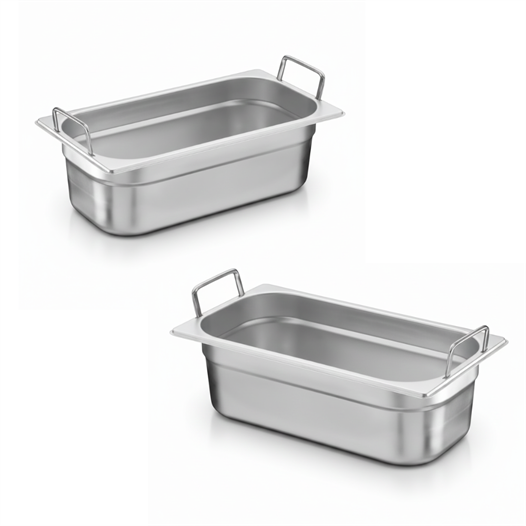 ÜRET Saplı Gastronom Küvet GN 1/3 150 mm 5.7 lt