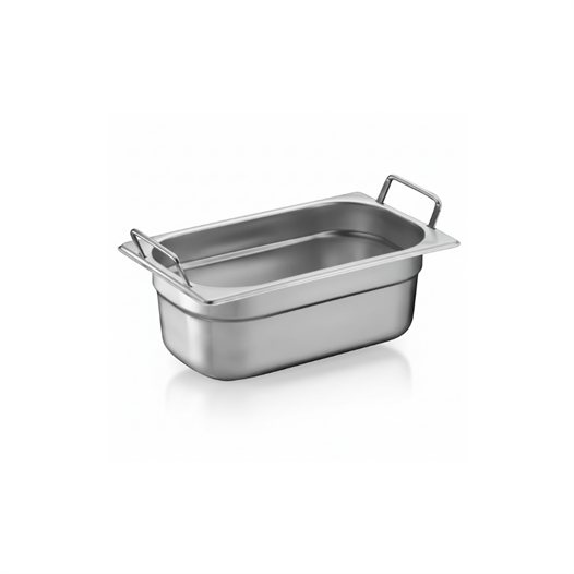 ÜRET Saplı Gastronom Küvet GN 1/4 200 mm 5.5 lt