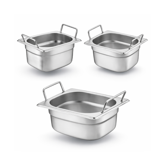 ÜRET Saplı Gastronom Küvet GN 1/6 150 mm 2.4 lt