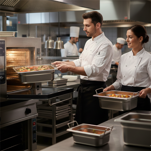 ÜRET Saplı Gastronom Küvet GN 1/6 200 mm 3.4 lt