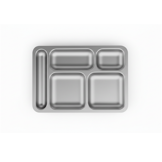 ÜRET Self Servis Tabldot Kahvaltılık Tepsi 18,5 x 28 cm