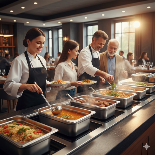 ÜRET Standart Gastronom Küvet GN 1/2 65 mm 4 lt