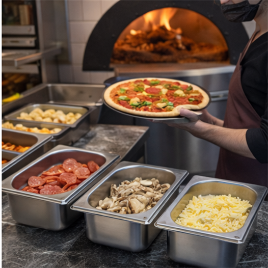 ÜRET Standart Gastronom Küvet GN 1/3 150 mm 5,7 lt