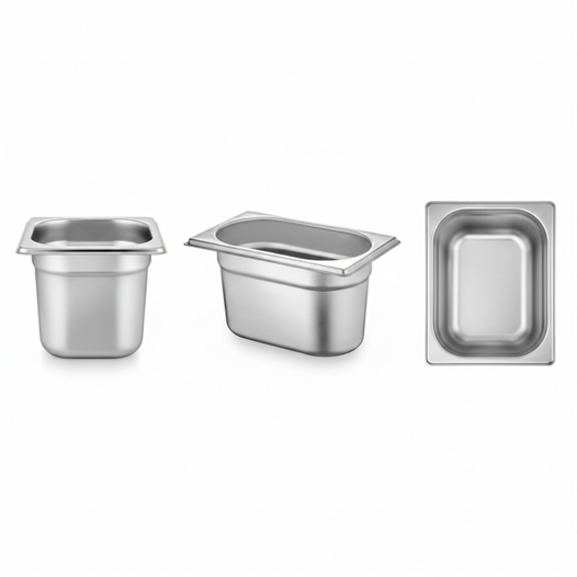 ÜRET Standart Gastronom Küvet GN 1/9 65 mm 0,6 lt