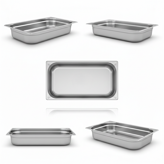 ÜRET Standart Gastronom Küvet GN 2/3 20 mm 1,5 lt