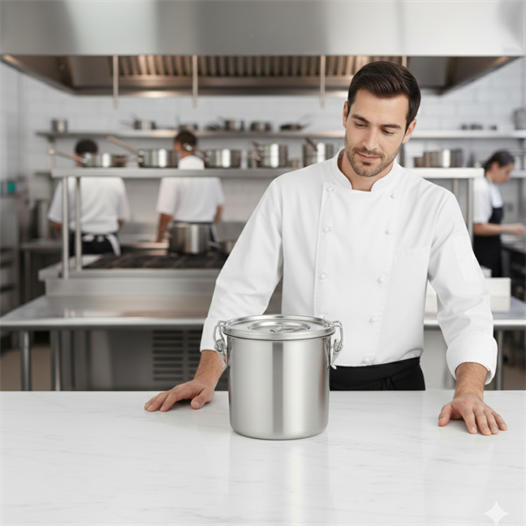 ÜRET Tabansız Yemek Taşıma Kabı 6 Lt 20x20 cm