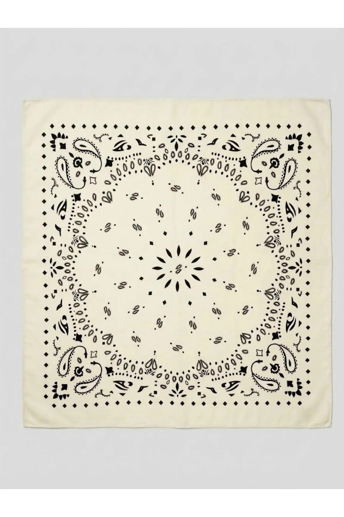 Kujten Tasarım Wool Feeling Kare Şal / Omuz Şalı / Bandana ( 90 x 90 cm.)