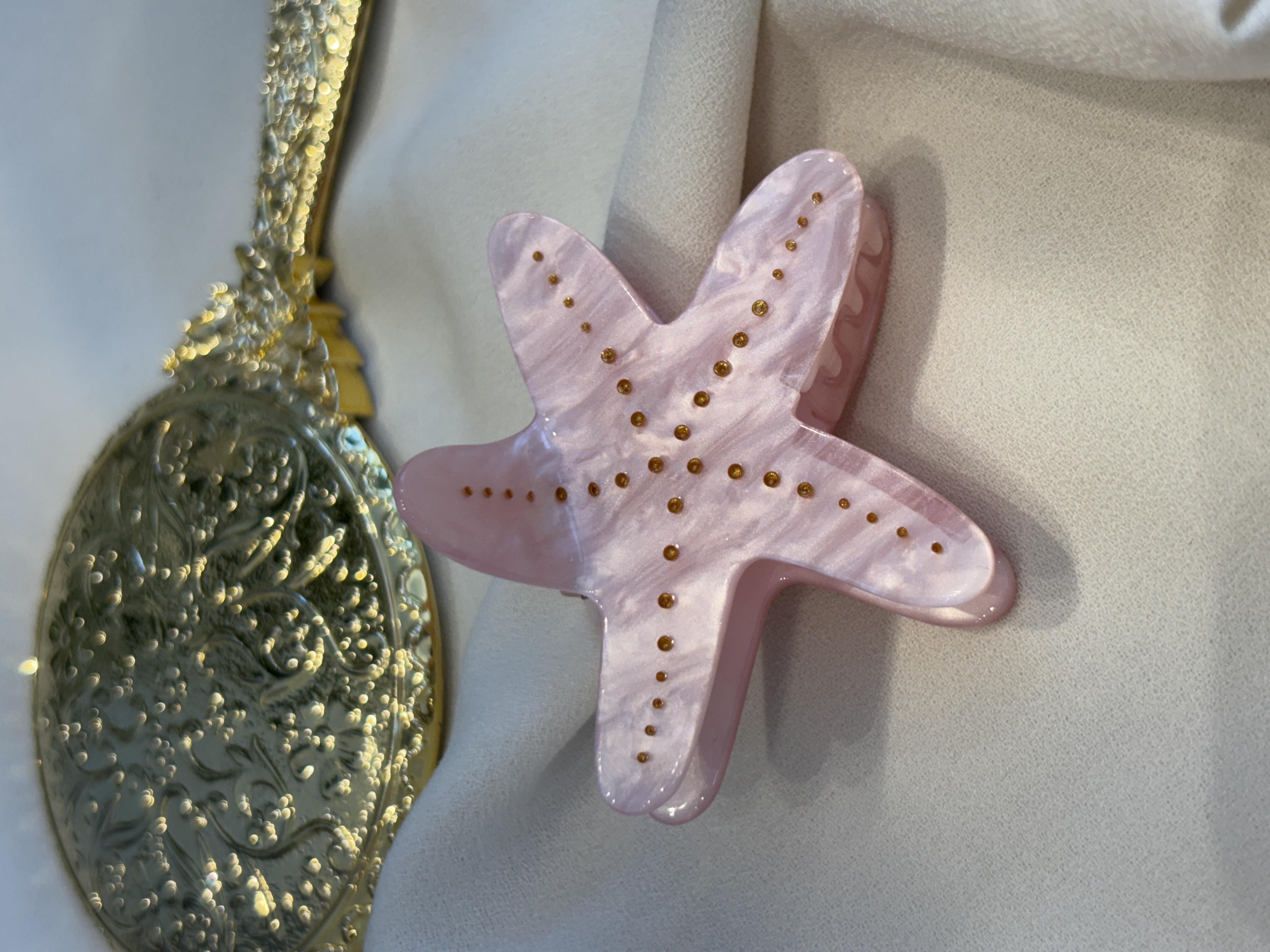Starfish Tasarım Lüks Kemik Mandal Toka