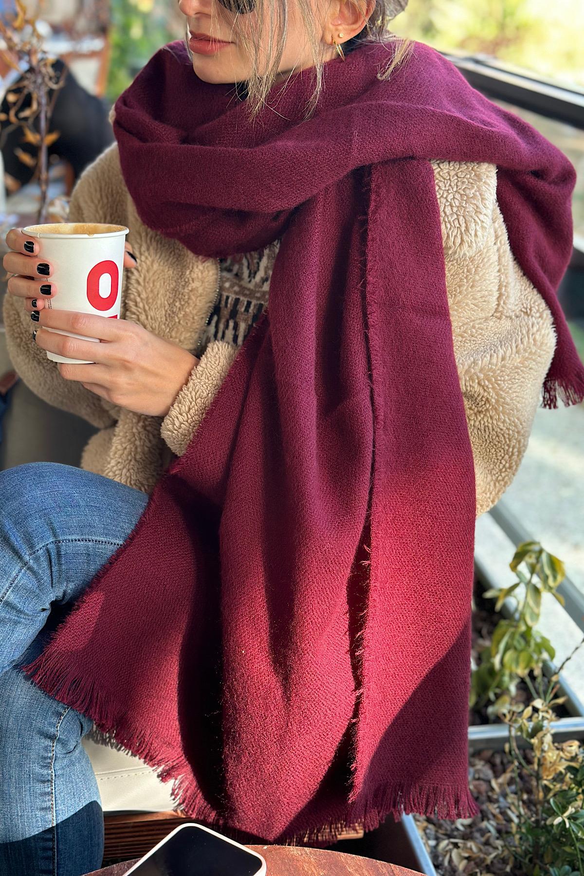 Basic Trend Soft Dokulu Kışlık Şal/Atkı