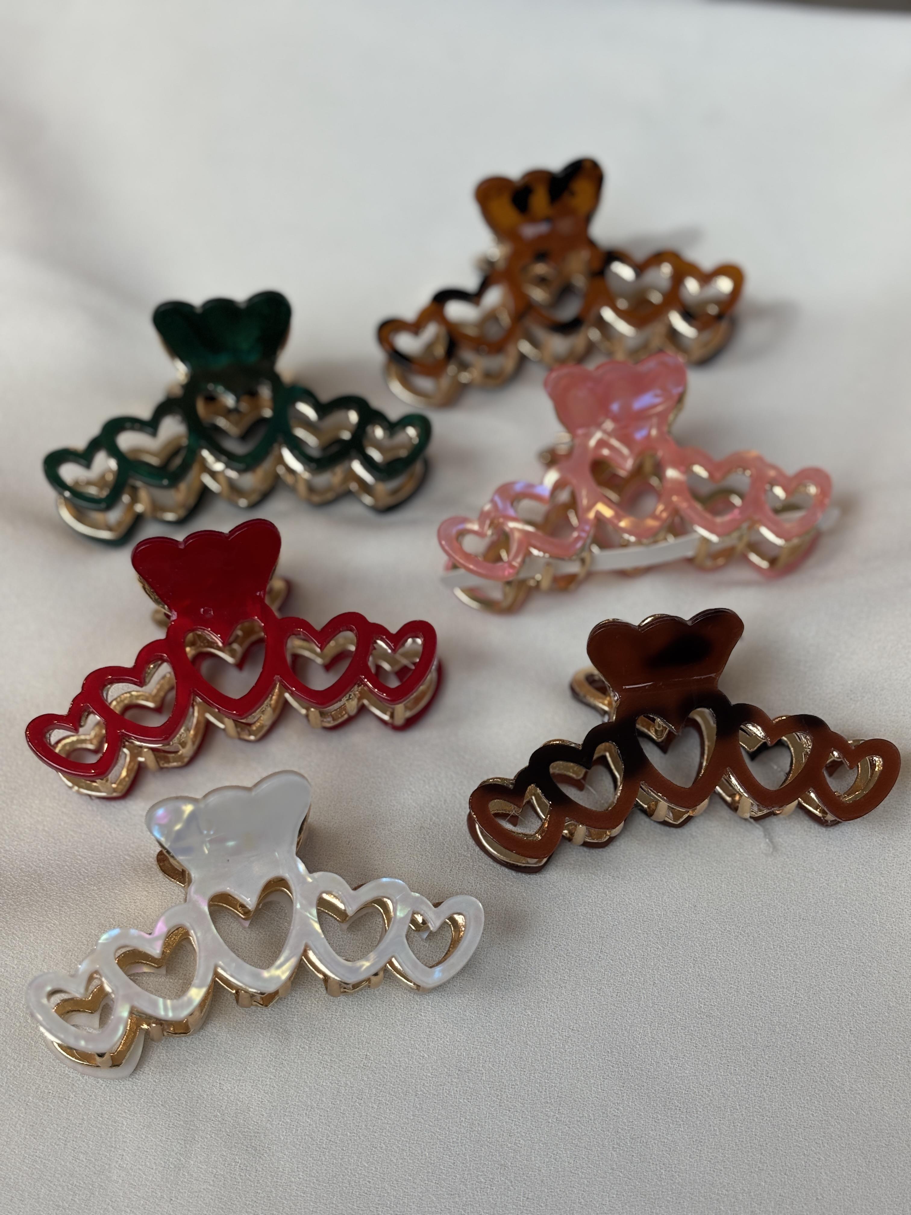 Heart Tasarım Lüks Metal Mandal Toka