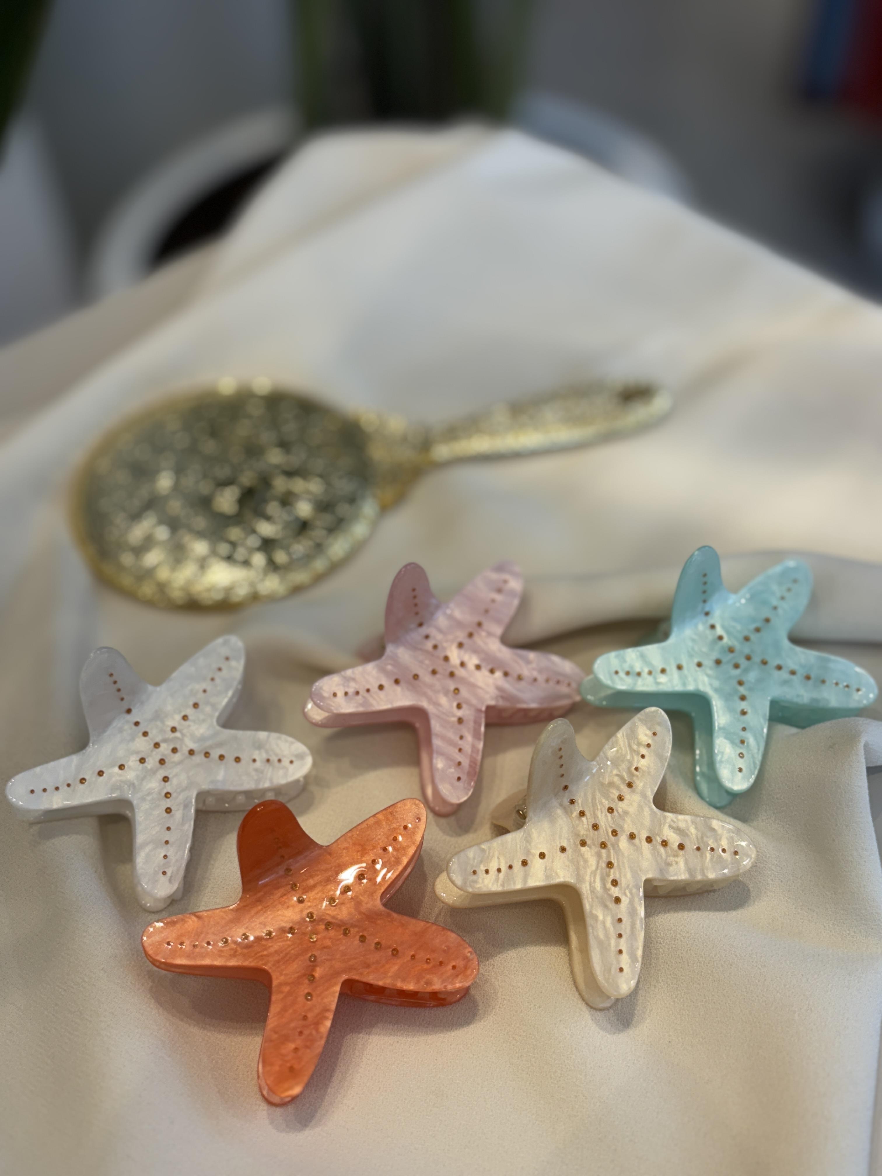 Starfish Tasarım Lüks Kemik Mandal Toka