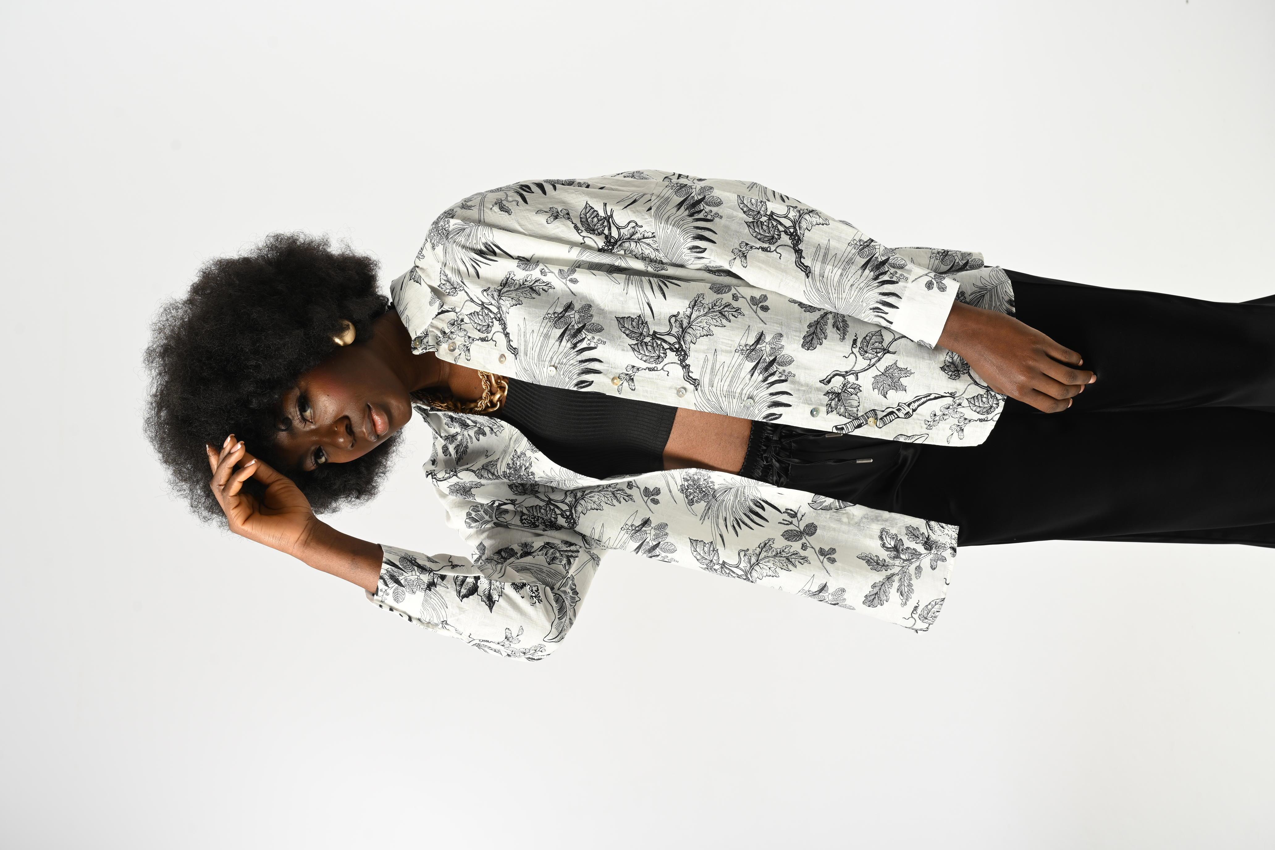 Minimalist Tasarım Natural Kumaş 100% Pamuk Oversize Gömlek