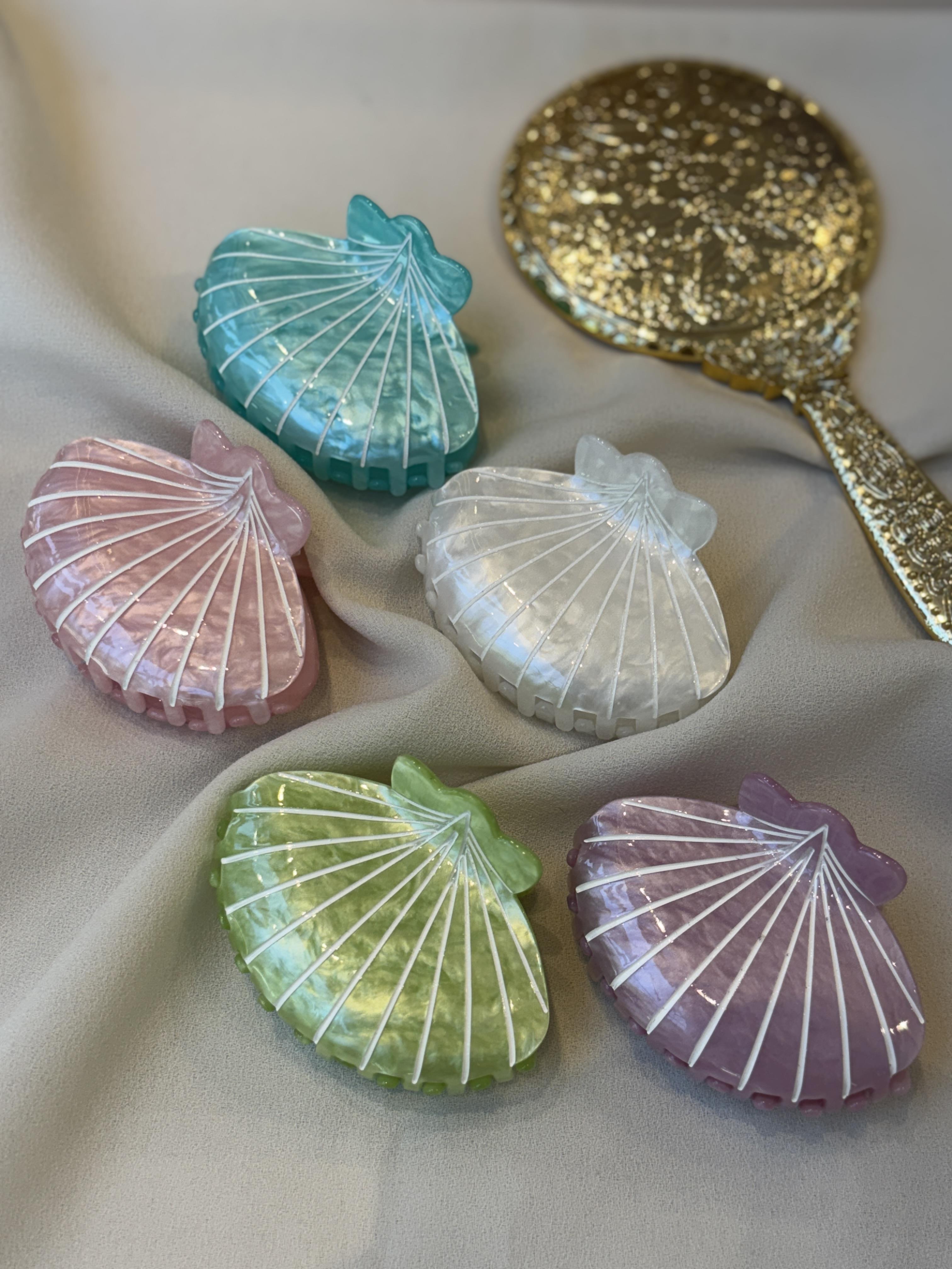 Seashell Tasarım Lüks Kemik Mandal Toka