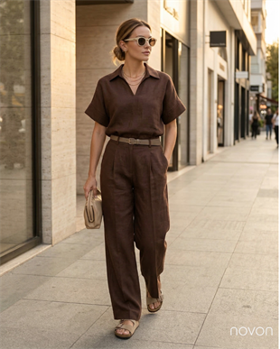 PureBlend Oversize Kısa Kol Gömlek