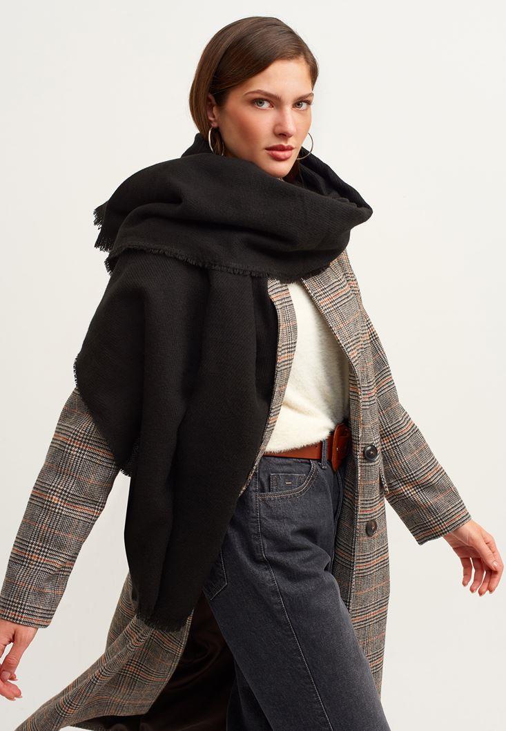 Basic Trend Soft Dokulu Kışlık Şal/Atkı