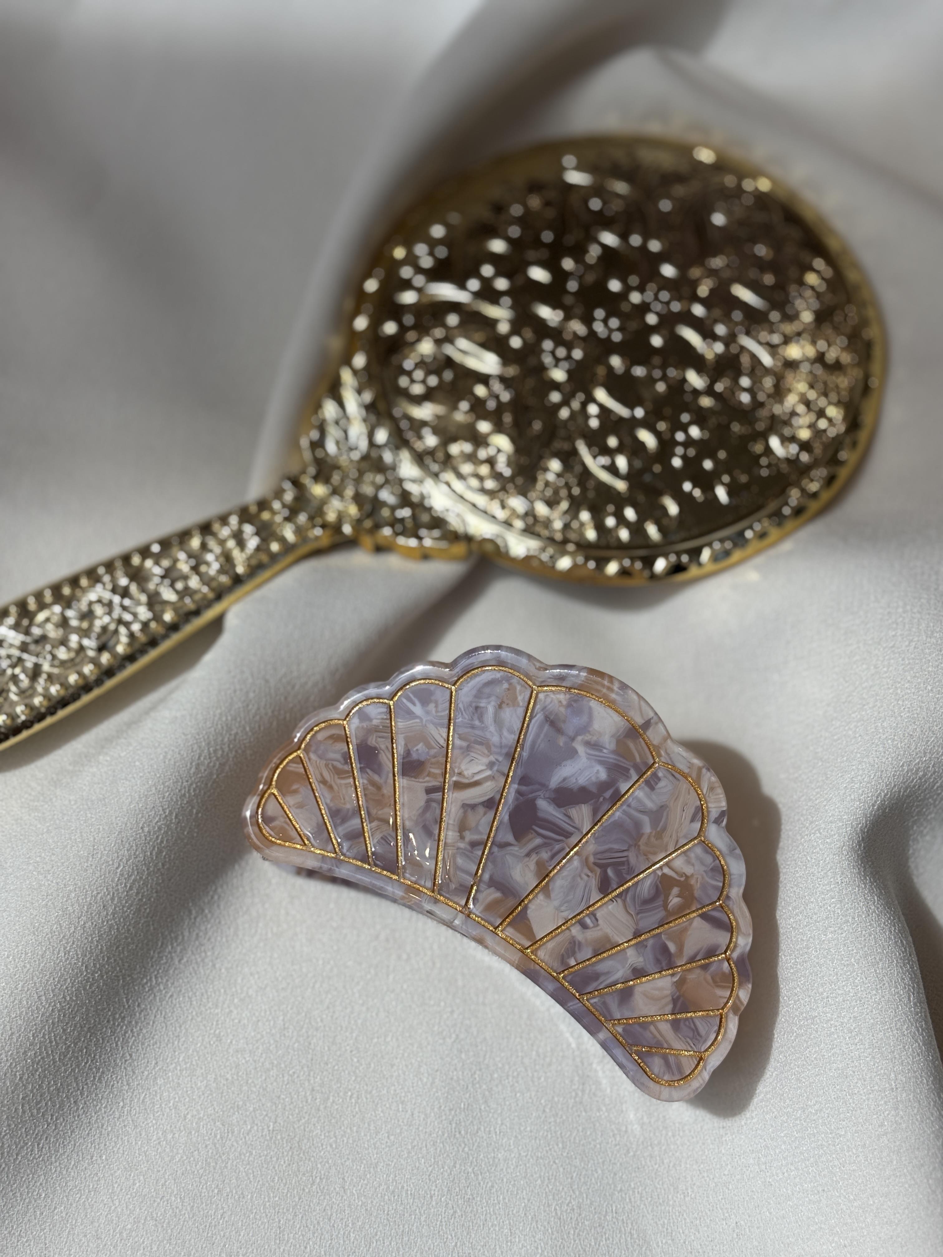 Oyster Tasarım Lüks Kemik Mandal Toka