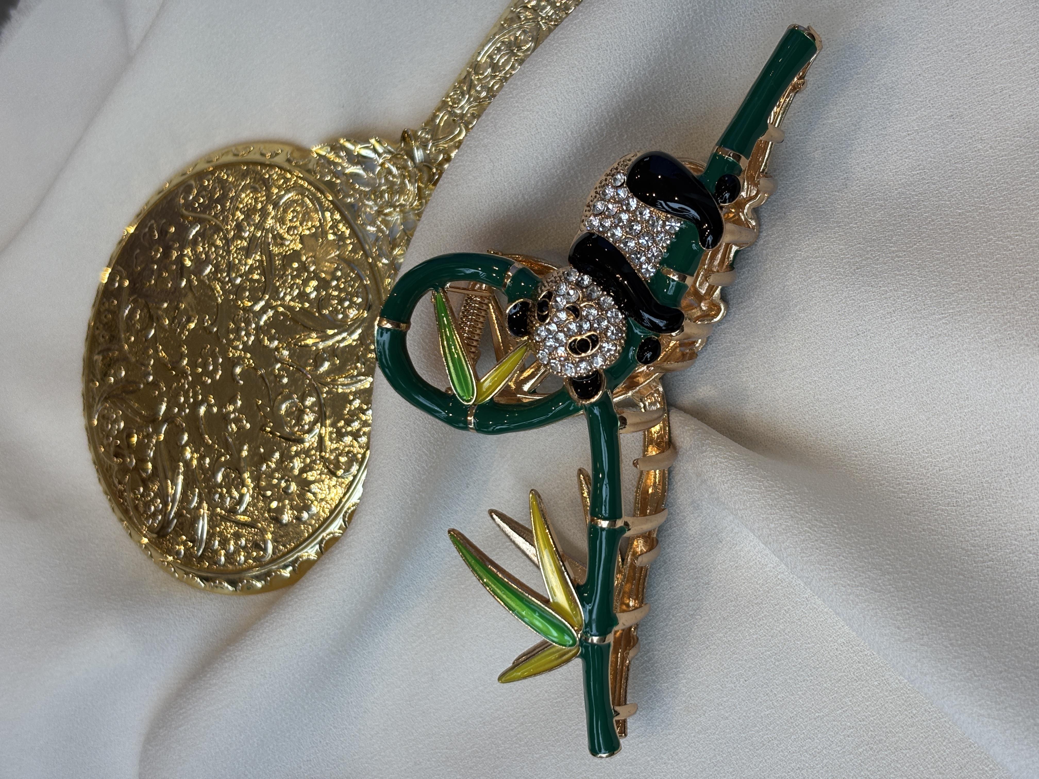 Bamboo Tasarım Metal Mandal Toka