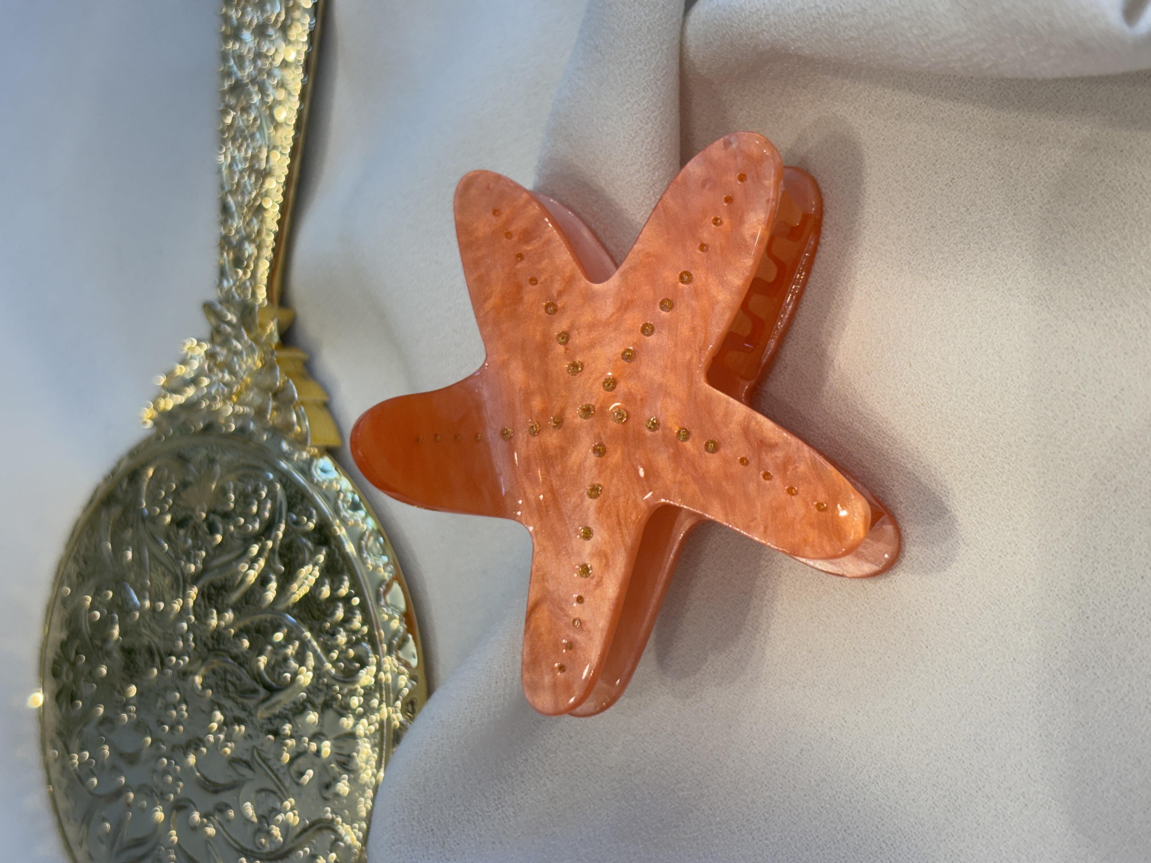 Starfish Tasarım Lüks Kemik Mandal Toka