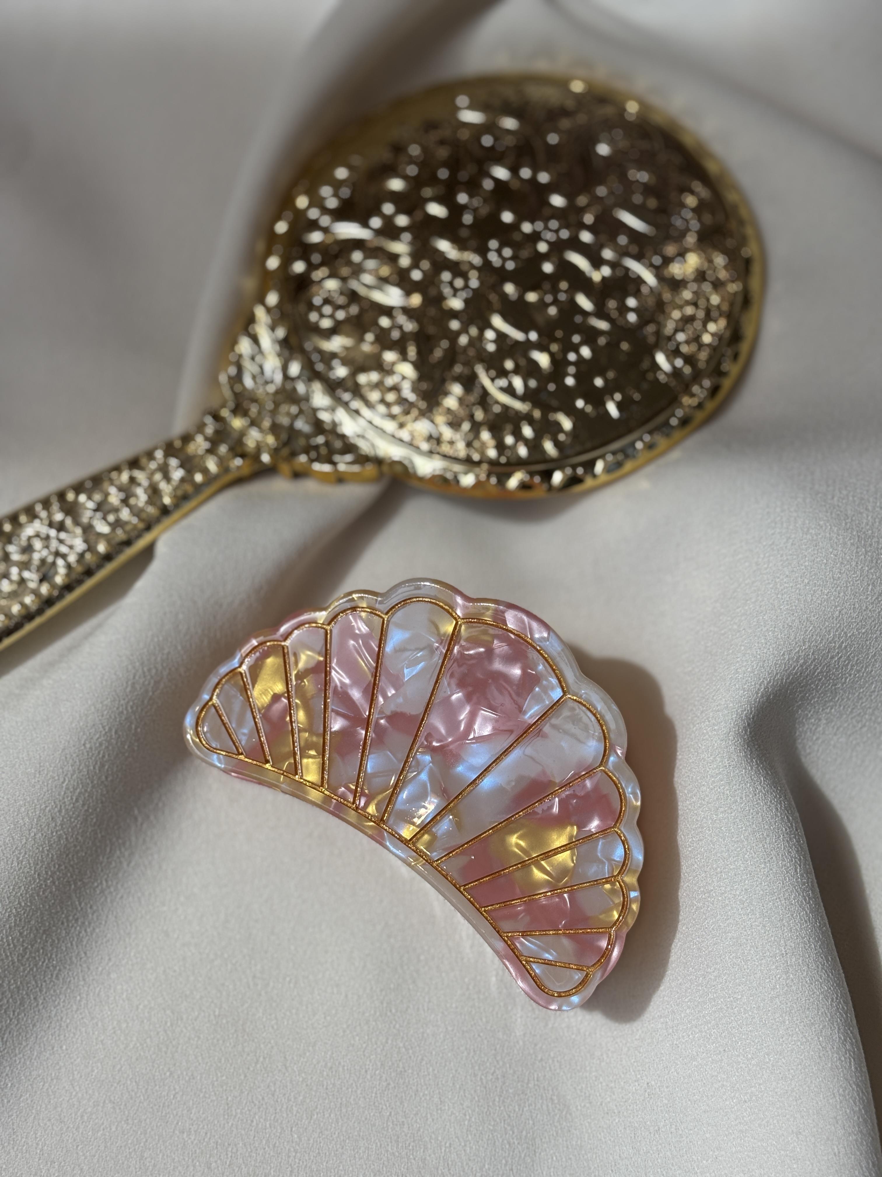 Oyster Tasarım Lüks Kemik Mandal Toka