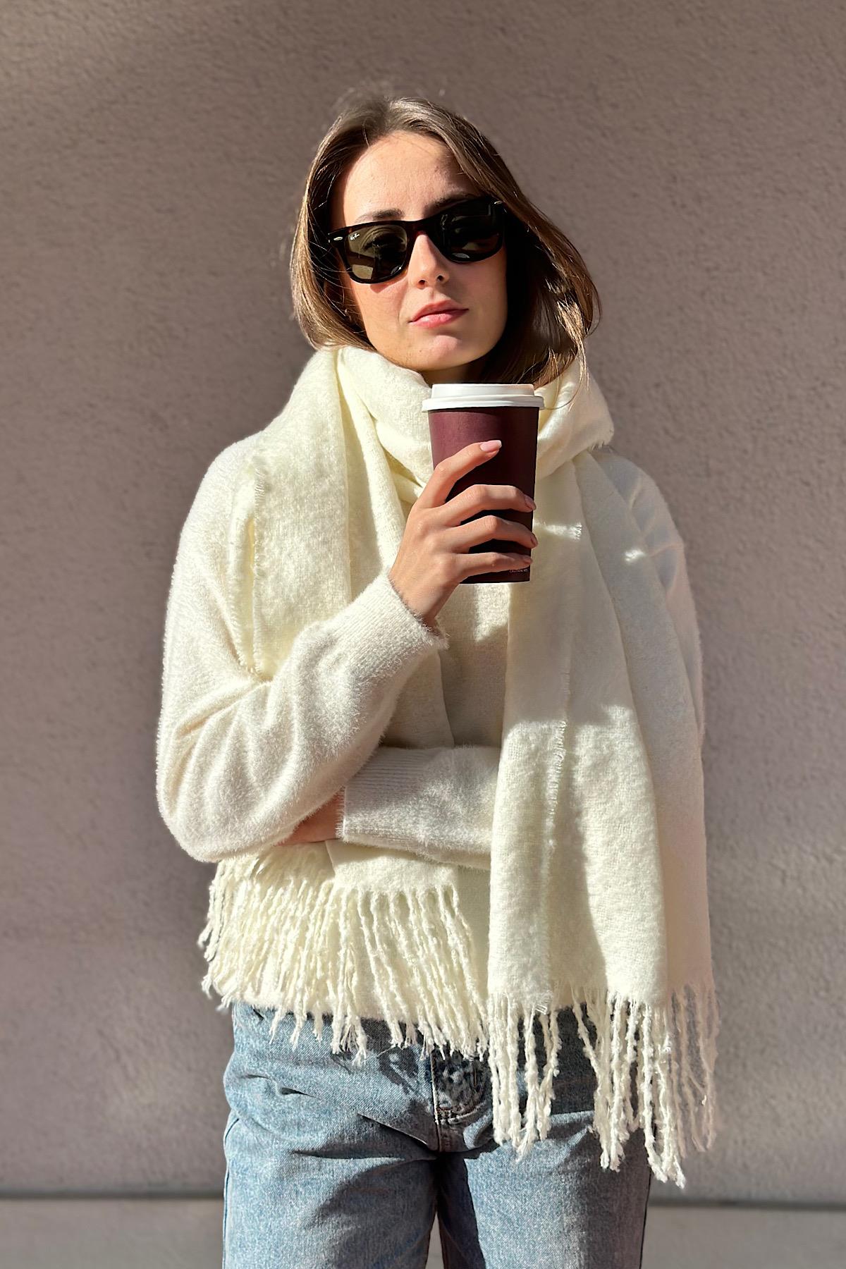 Cairo Bouclé 100% Buklet Premium Atkı