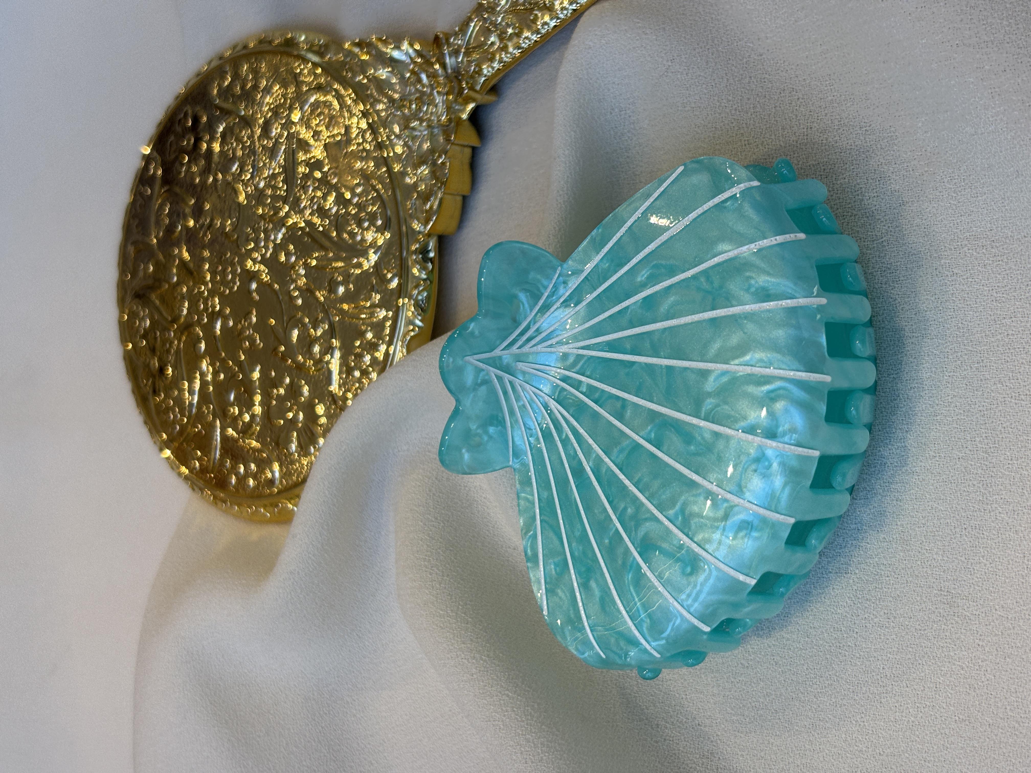 Seashell Tasarım Lüks Kemik Mandal Toka