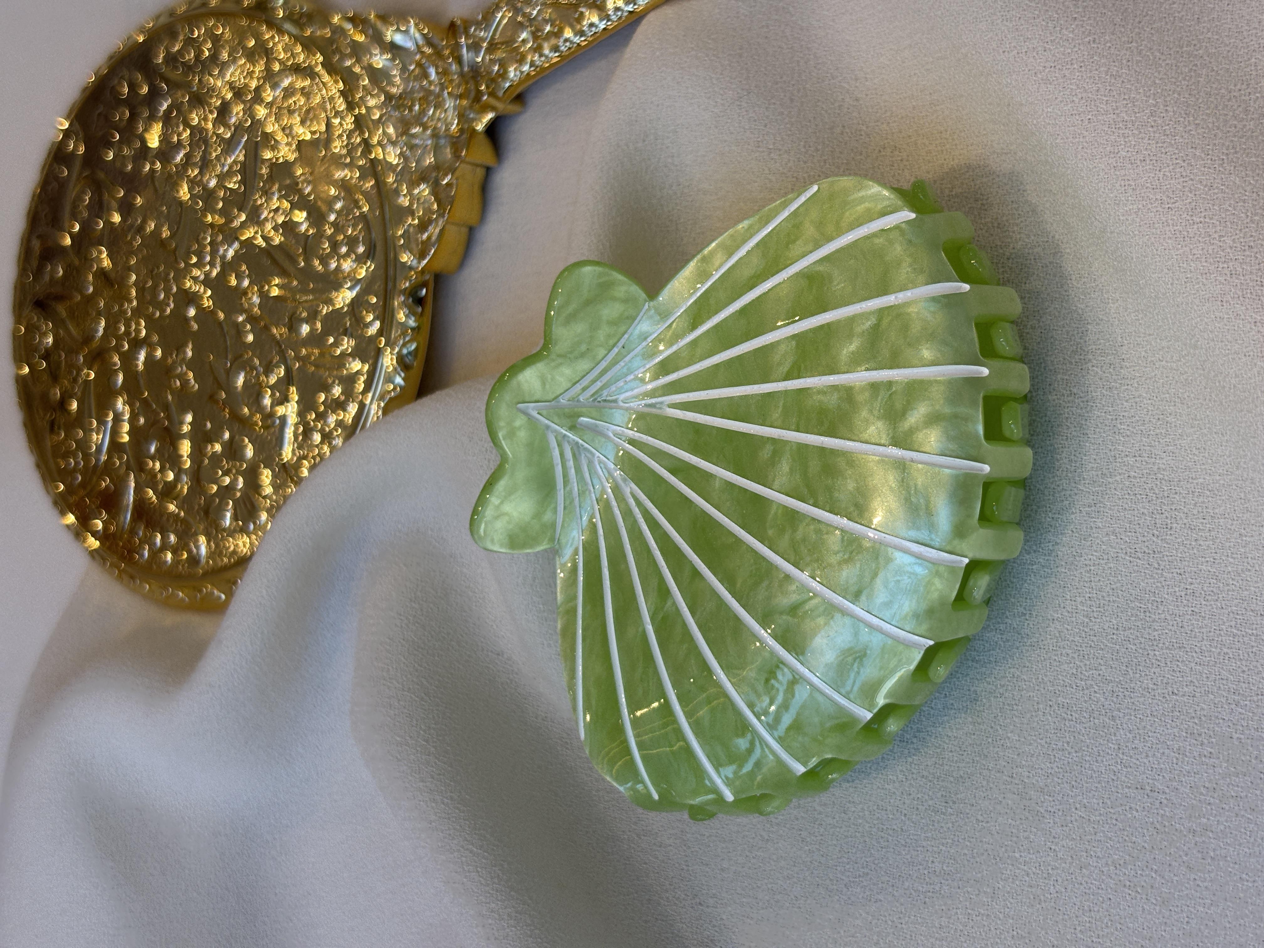 Seashell Tasarım Lüks Kemik Mandal Toka