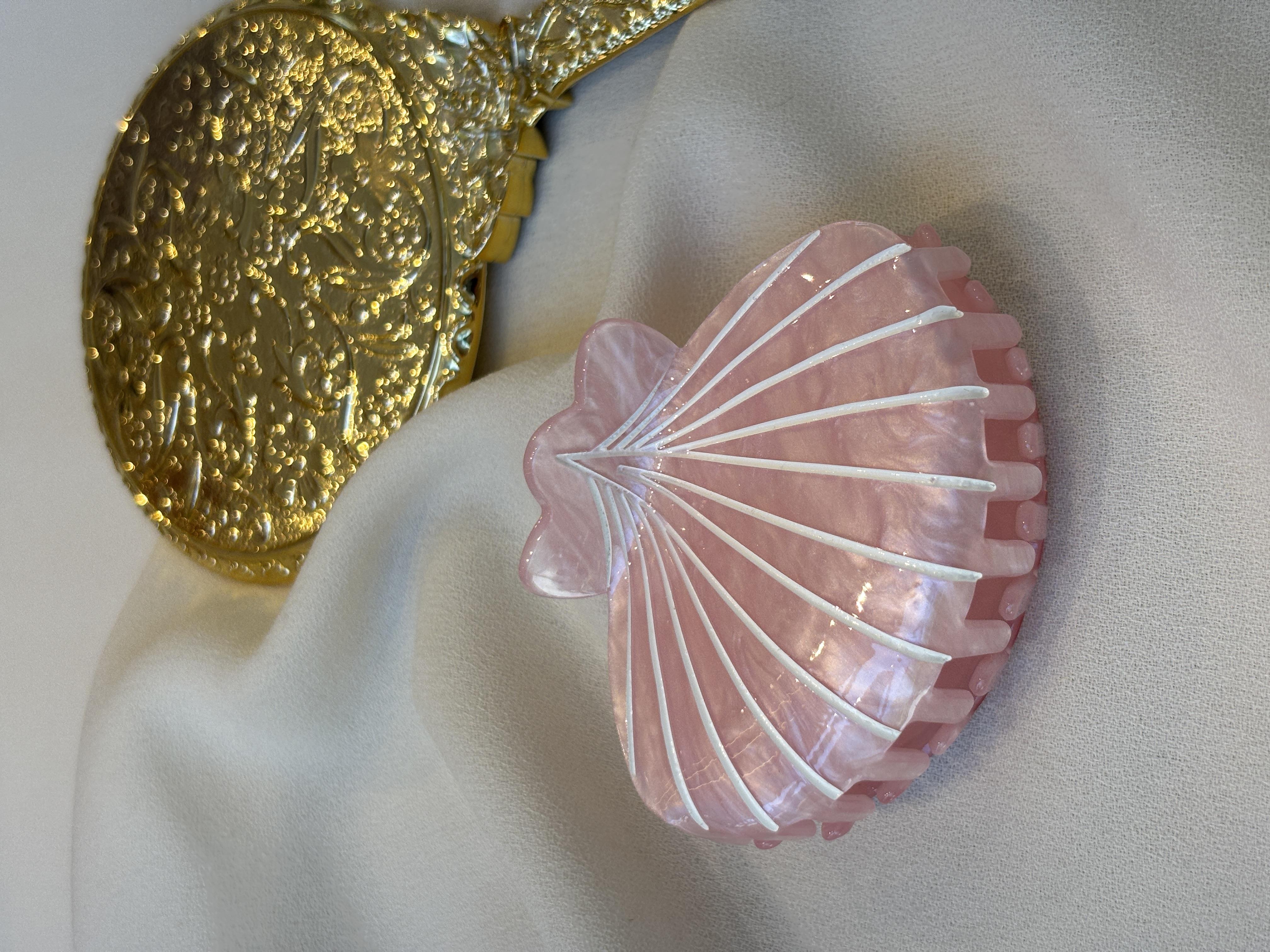 Seashell Tasarım Lüks Kemik Mandal Toka