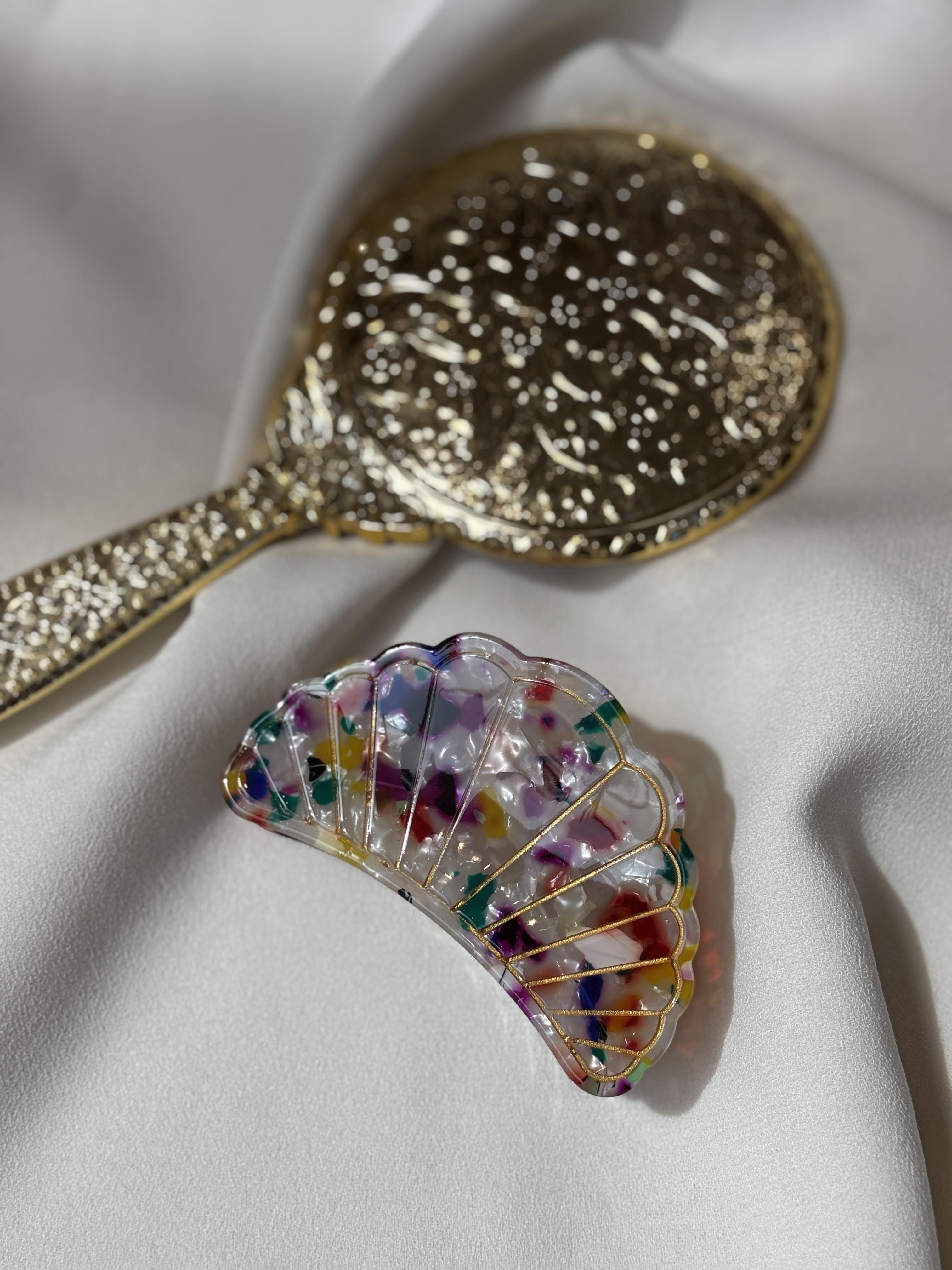 Oyster Tasarım Lüks Kemik Mandal Toka