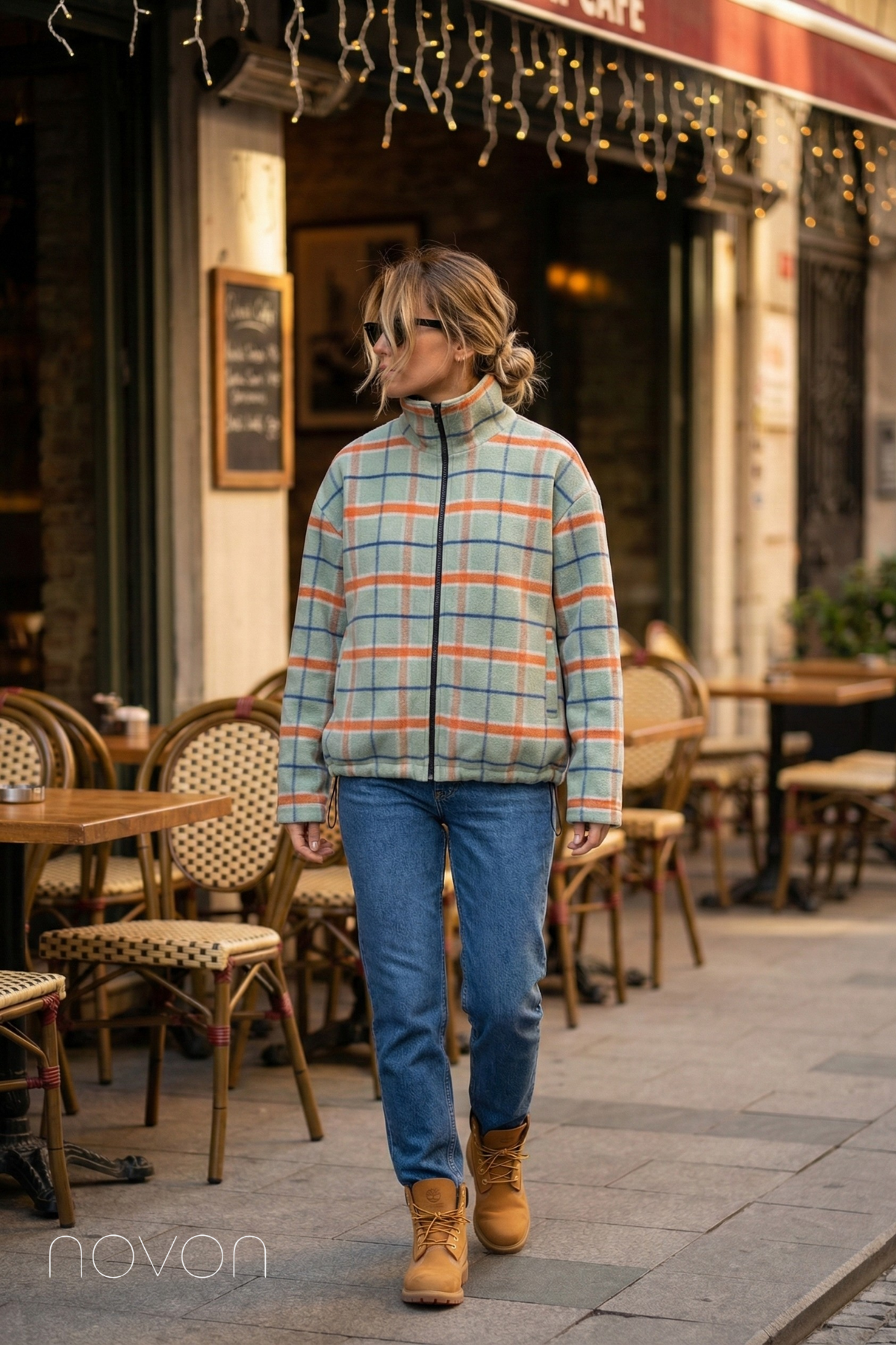 Premium Fermuarlı Kaşe Ceket