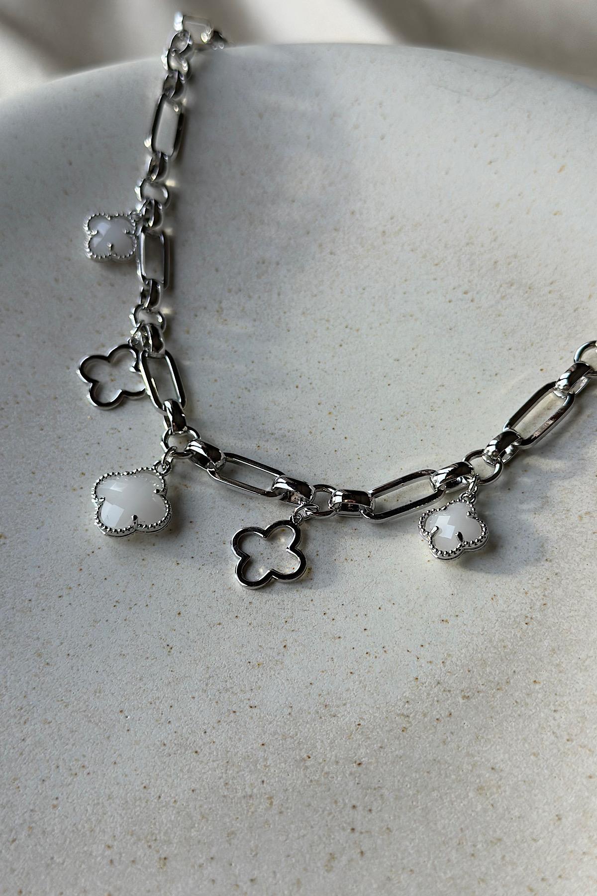 Premium Design VC Charm Sallantılı Altın Kaplama Kolye