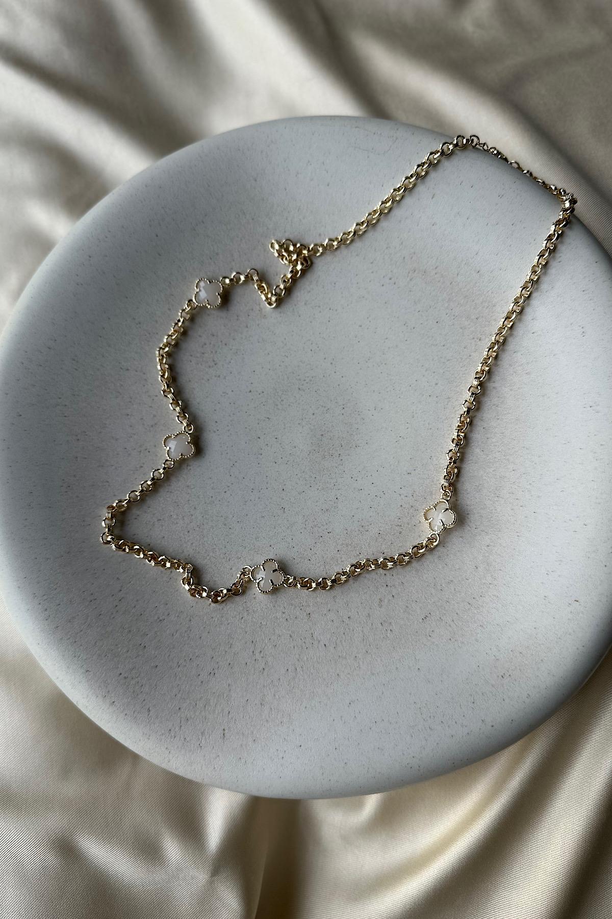 Premium Design VC Arpels Altın Kaplama Uzun Kolye