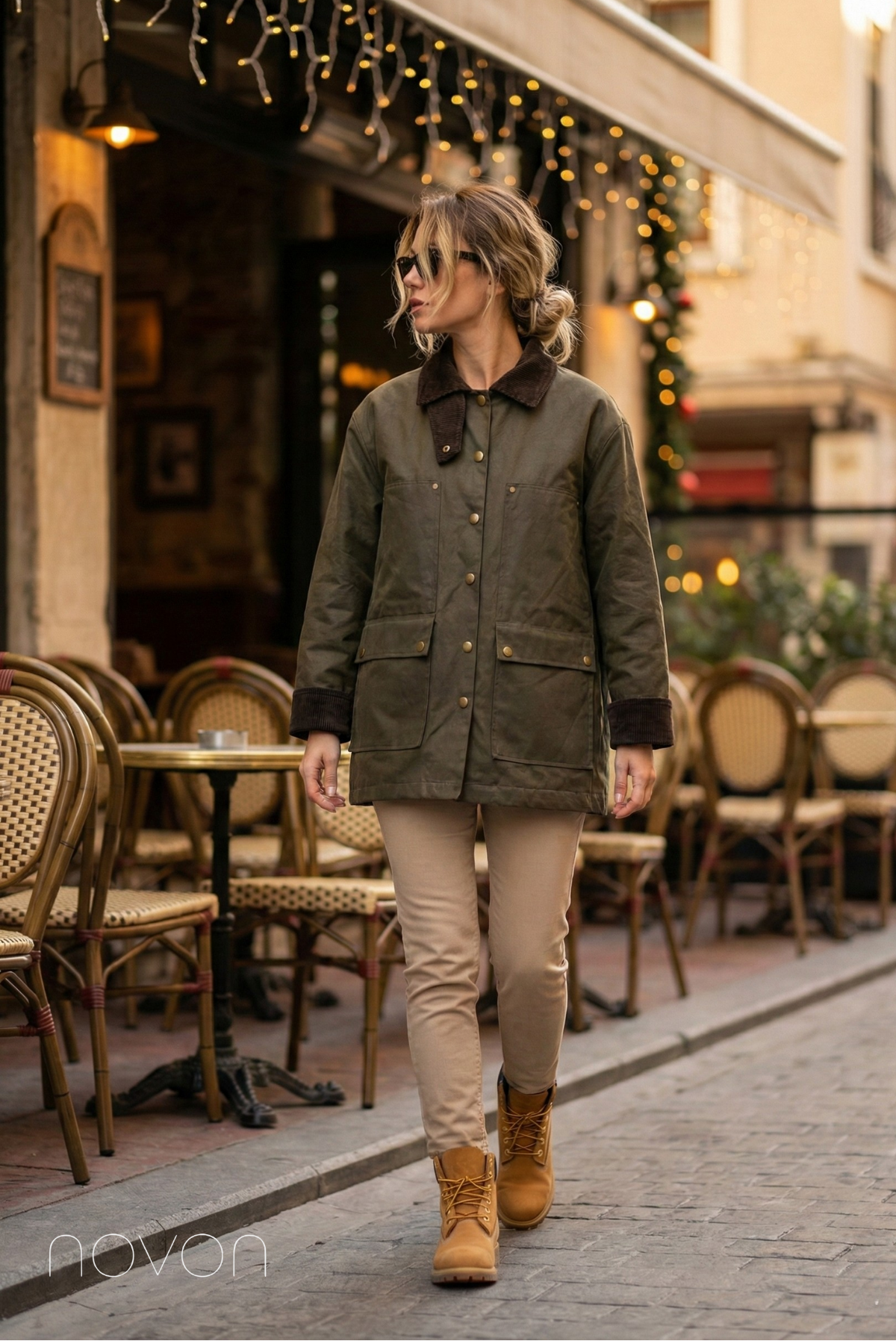 Premium The Moss Design Yaka Detayli Ceket