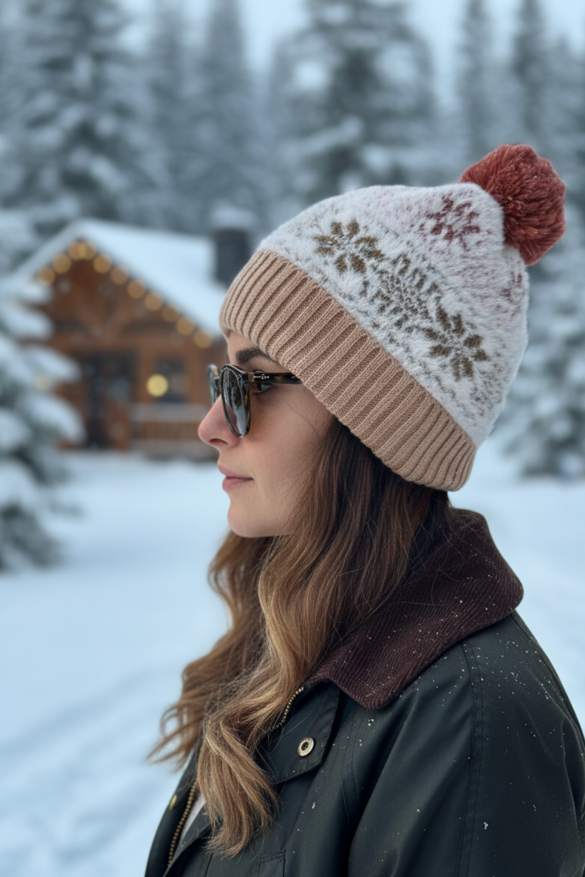 Cozy Winter Theme Soft Tasarım Ponponlu Bere