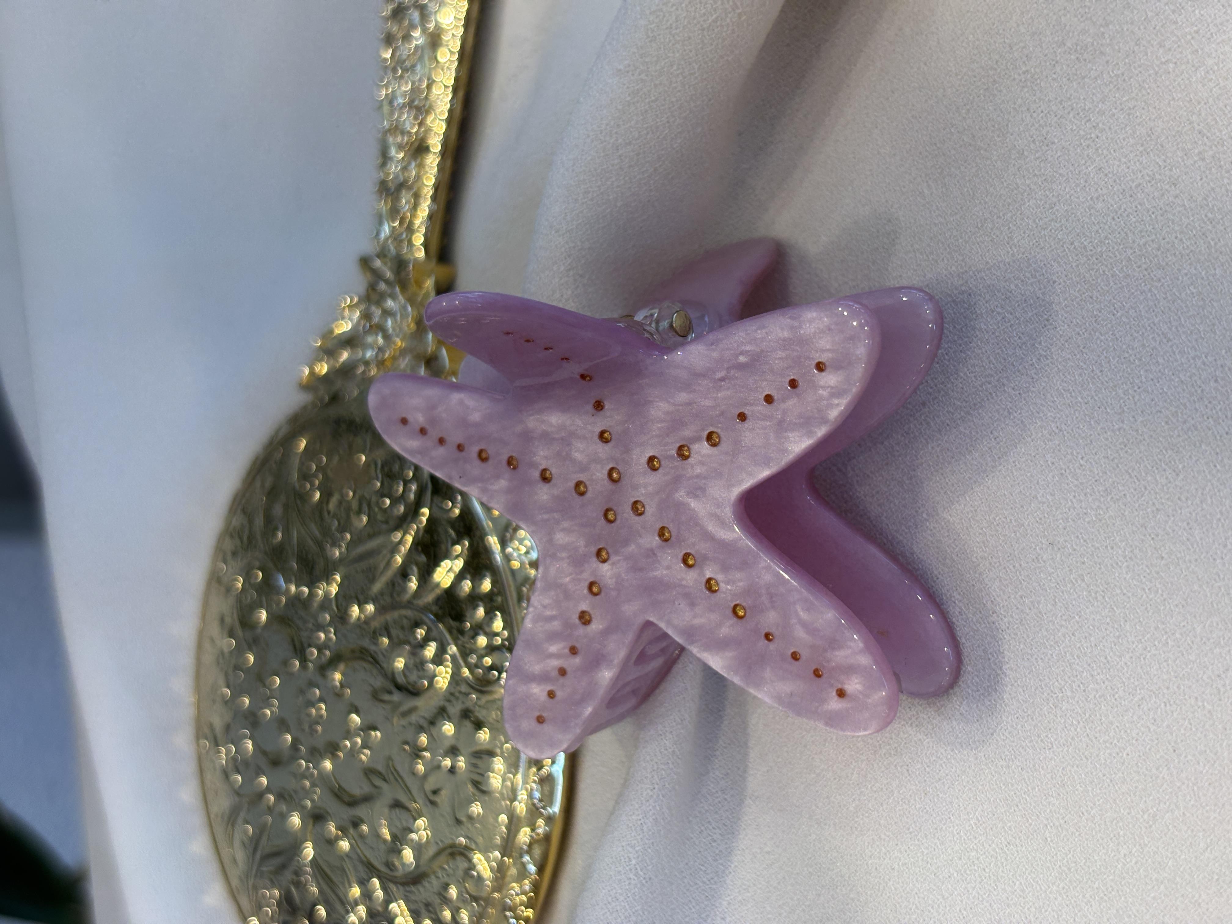 Starfish Tasarım Lüks Kemik Mandal Toka