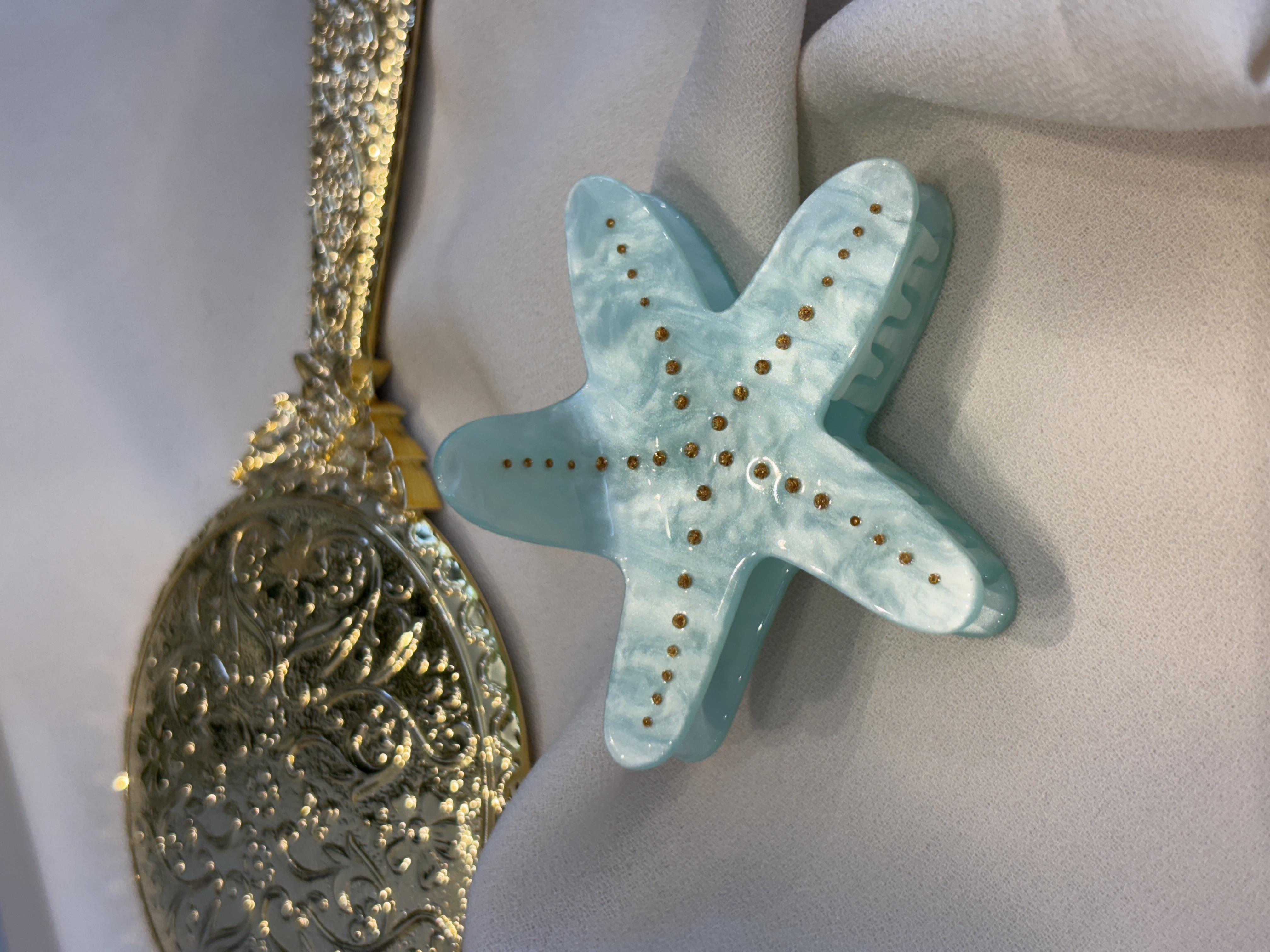 Starfish Tasarım Lüks Kemik Mandal Toka