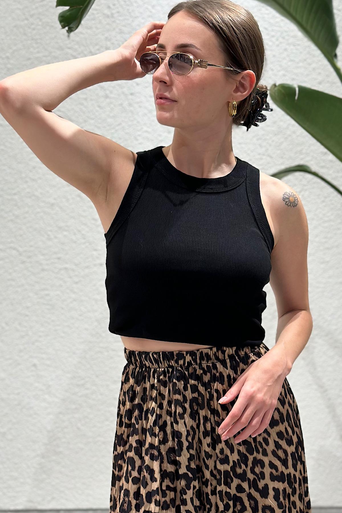 Fitilli Halter Yaka Atlet