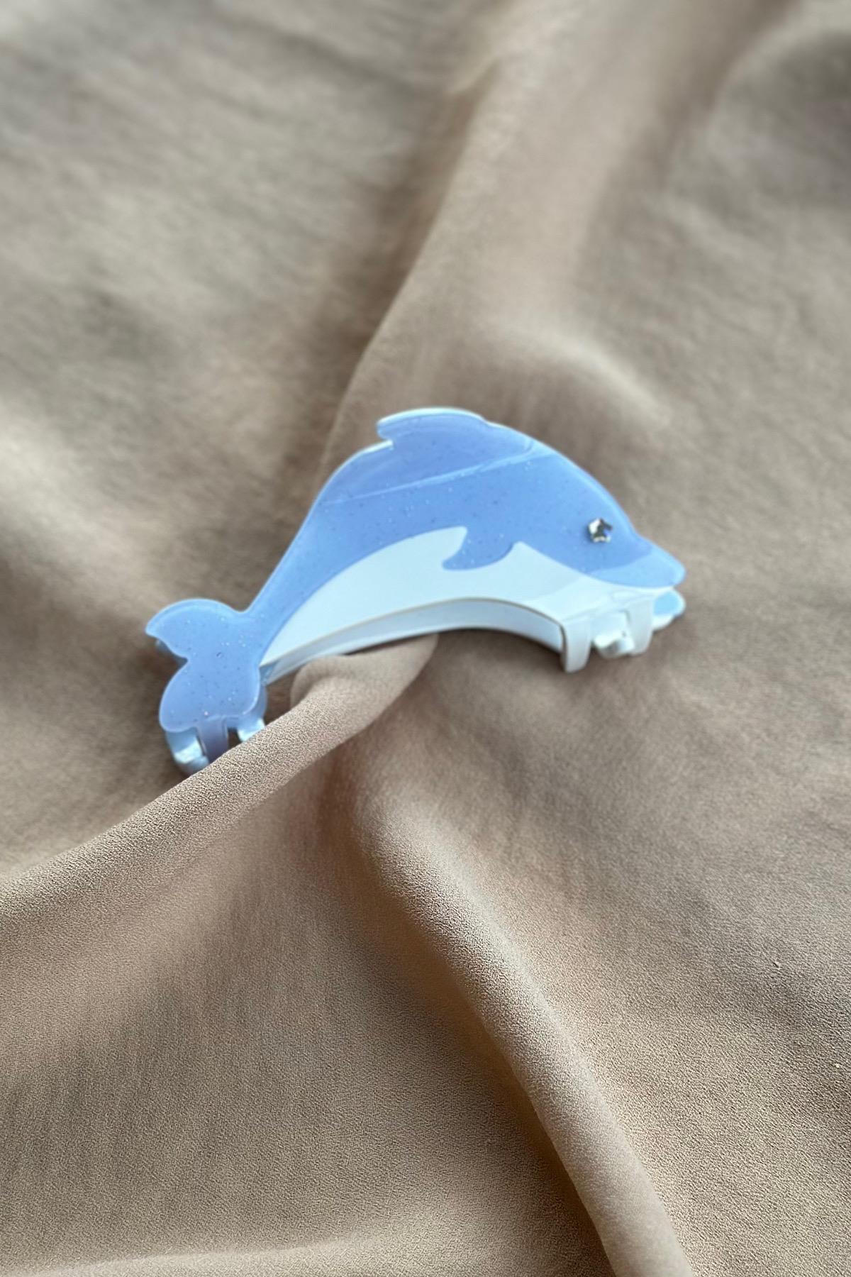 Floating Dolphin Design Lüks Kemik Mandal Toka