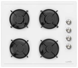Luno Set Üstü LSC5402W01 Beyaz Cam Ocak Doğalgaz ve Lpg