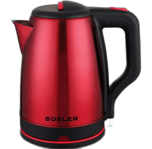 Süsler SS-4115 Kaynar 2.0 lt Çelik Kettle Kırmızı