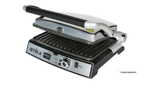 Arnica Tostit Maxi Granit Izgaralı Tost Makinesi Çelik İnox