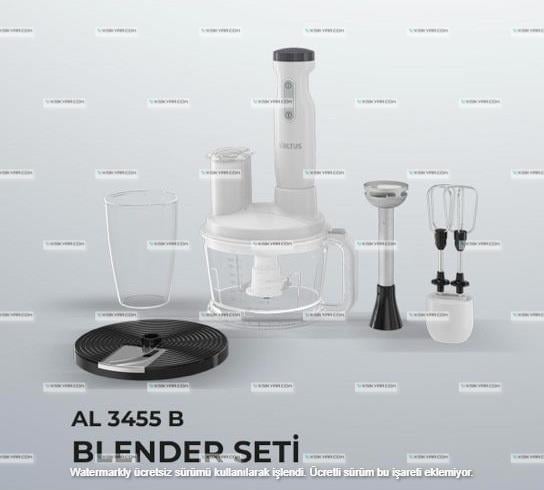 Atus Al 3455 B 1500 W Beyaz Blender Set