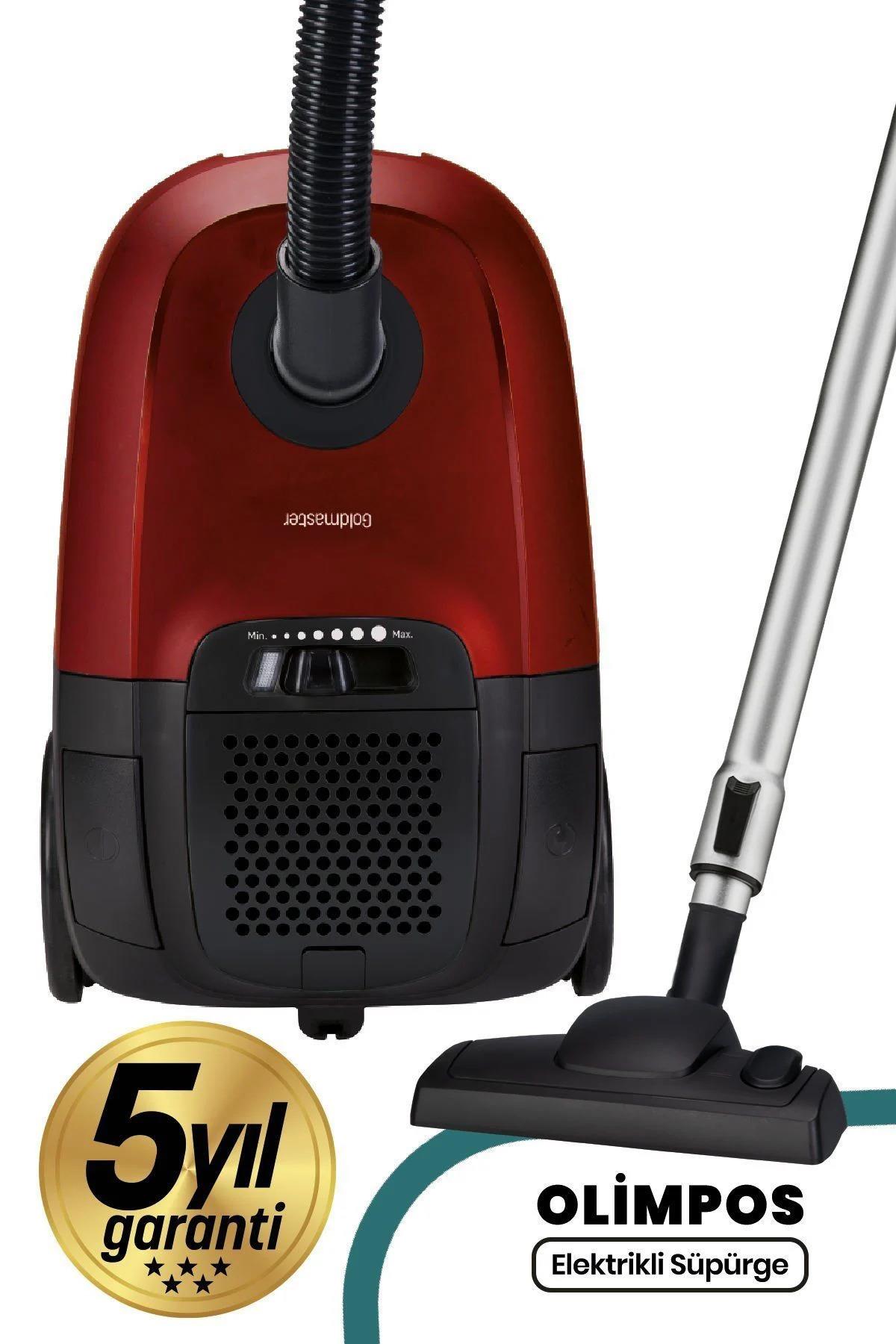 Goldmaster Olimpos Hepa Filtreli Hız Ayarlı 4 Litre Geniş Yıkanabilir Toz Torbalı Elektrikli Süpürge