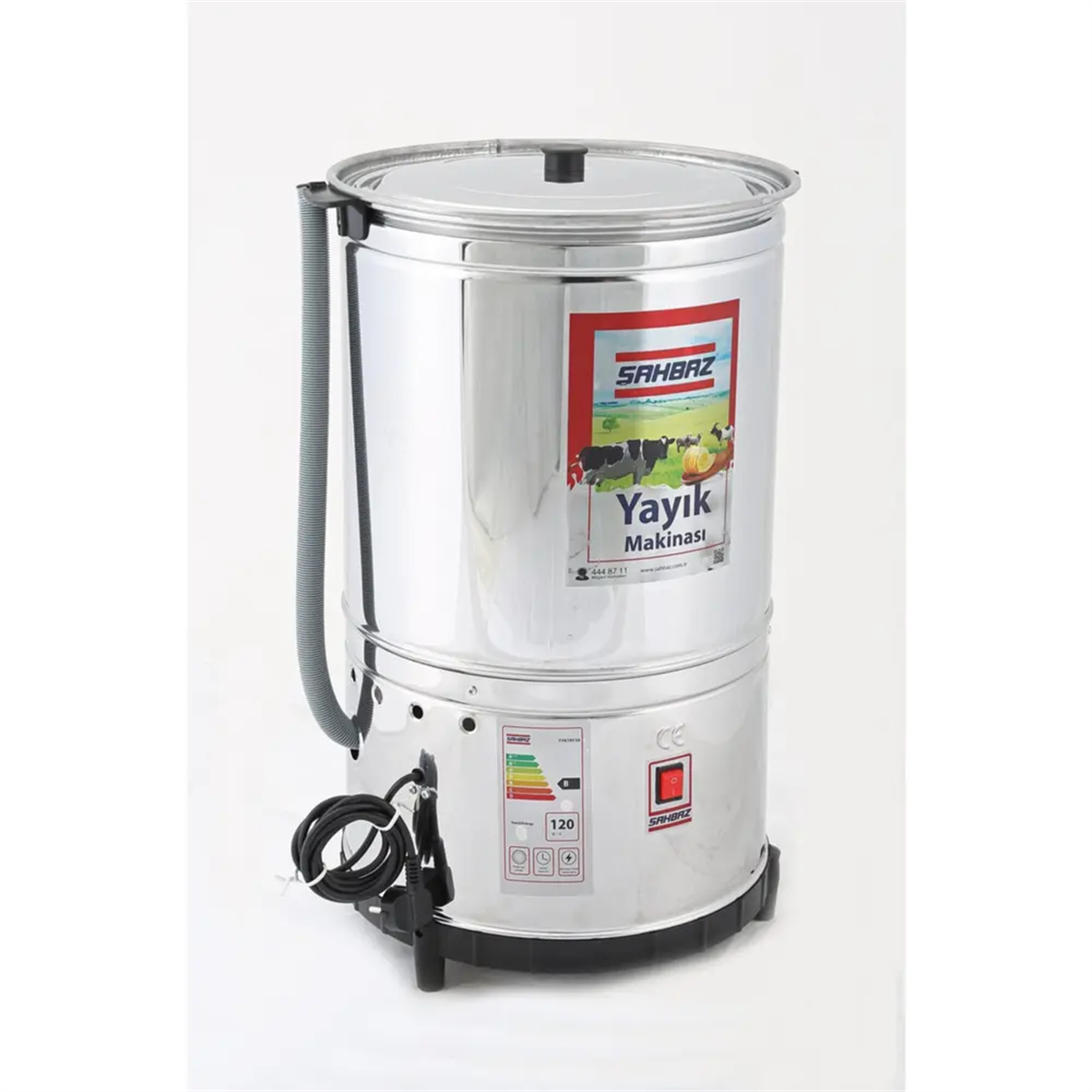 Şahbaz 1050 Yuvarlak 50 lt Yayık Ayran Makinesi